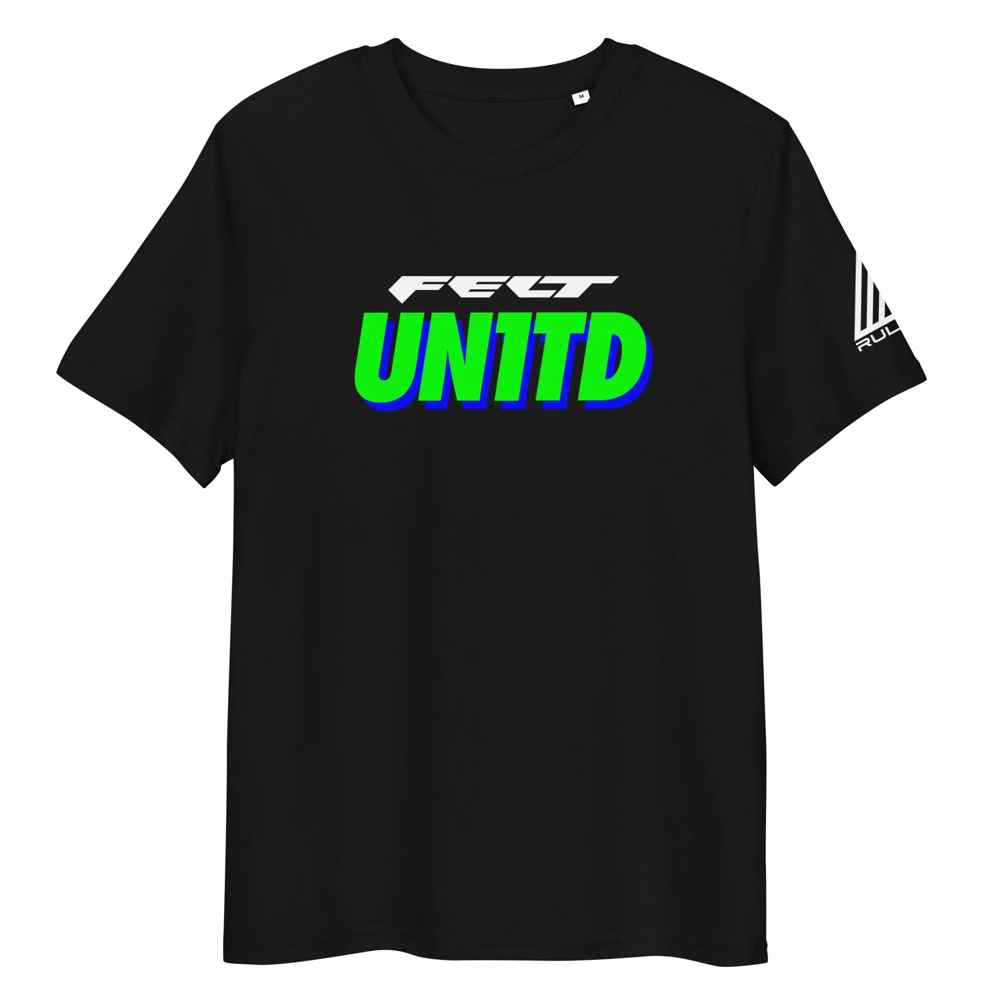 FELT UN1TED Black Team Tee | Rule 28 Cutting Edge Cycling Apparel